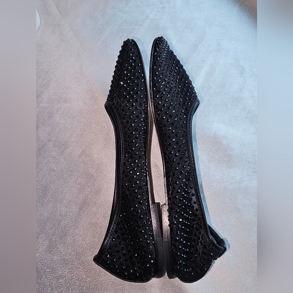 Dear Frances Balla Crystal Embellished Mesh Flats Sz EU40/US10 - Picture 12 of 15